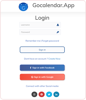 Go Calendar App